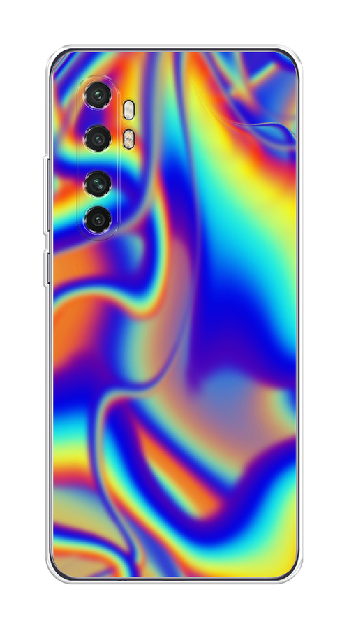 

Чехол на Xiaomi Mi Note 10 Lite "Яркая голограмма", Разноцветный, 38450-3