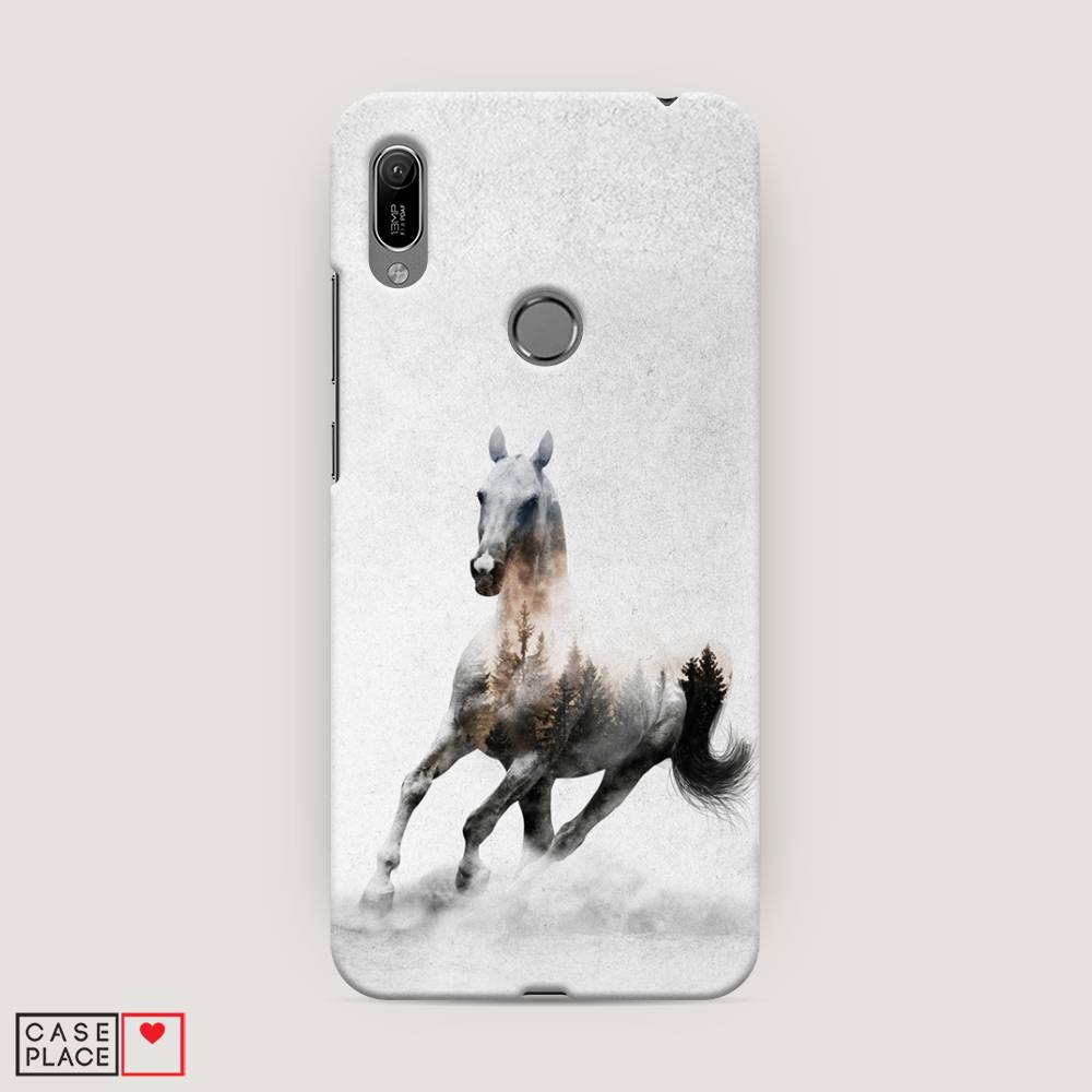 

Чехол Awog "Лошадь лес" для Honor 8A (8A Pro/Prime)