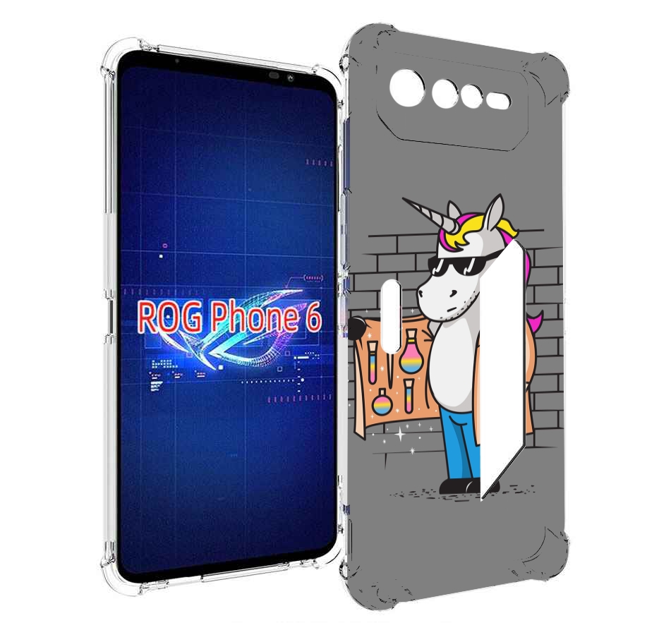 

Чехол MyPads Продавец-единорог для Asus ROG Phone 6, Прозрачный, Tocco