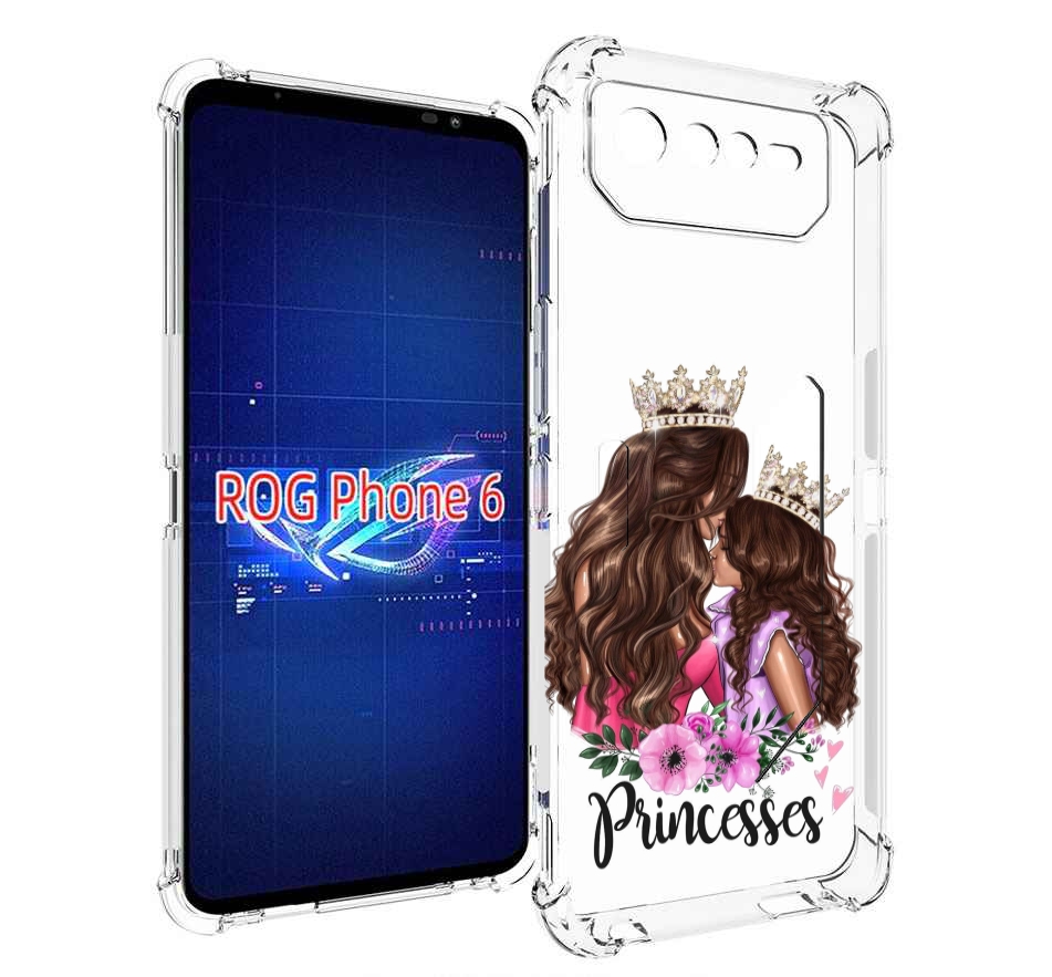 

Чехол MyPads Принцессы женский для Asus ROG Phone 6, Прозрачный, Tocco