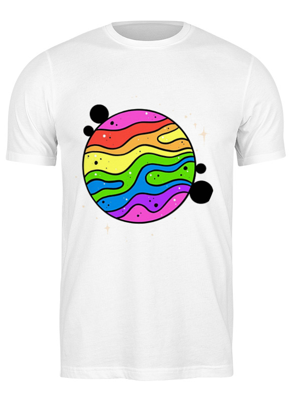 

Футболка мужская Printio Футболка "лгбт" 3485313 белая XL, Футболка "лгбт" 3485313