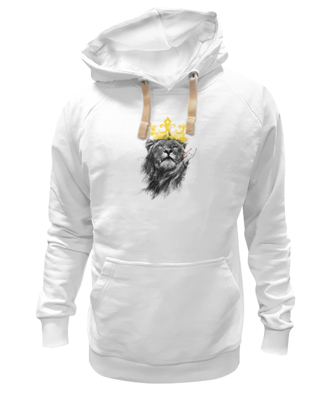

Худи унисекс Printio Король лев белое 2XL, Белый, Король лев