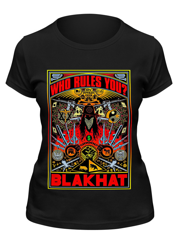 

Футболка женская Printio Who rules you черная 2XL, Черный, Who rules you