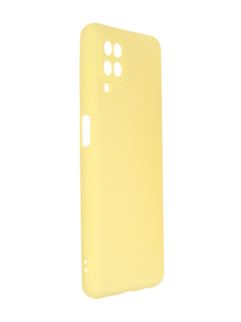 фото Чехол innovation для samsung galaxy a12 soft inside yellow 19722