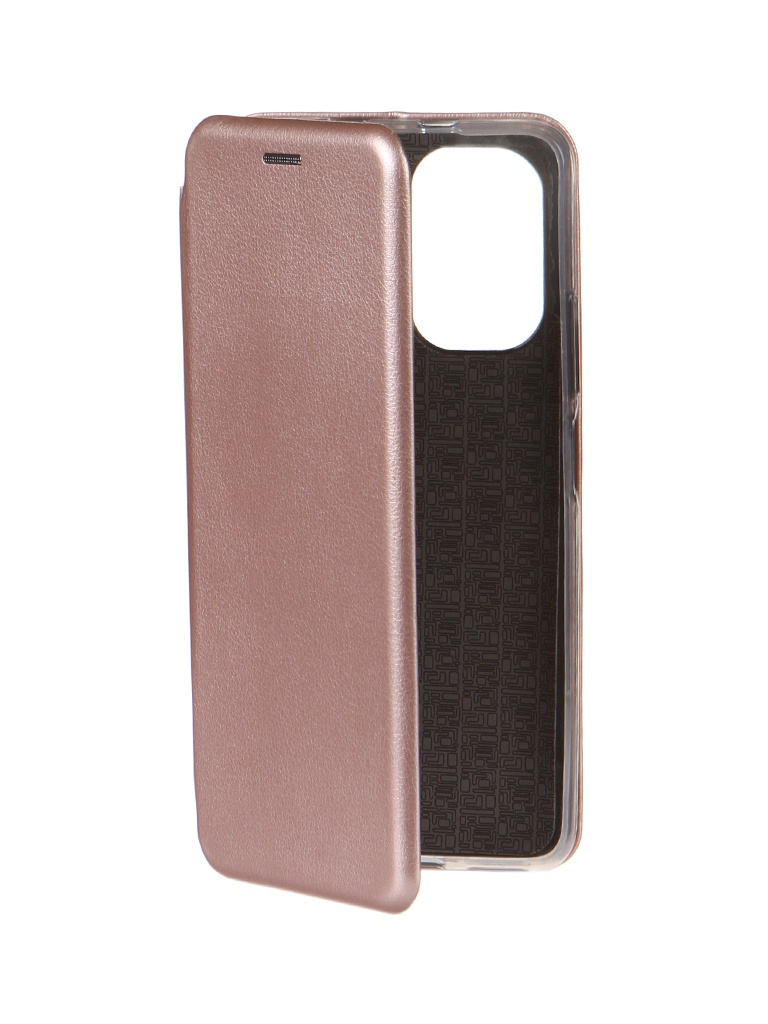 фото Чехол innovation для xiaomi pocophone f3 book rose gold 21383