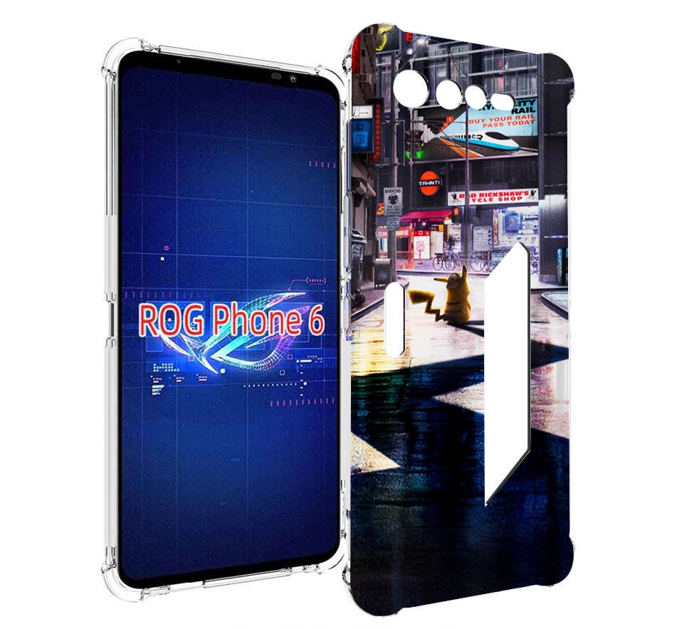 

Чехол MyPads Пикачу-в-городе для Asus ROG Phone 6, Прозрачный, Tocco