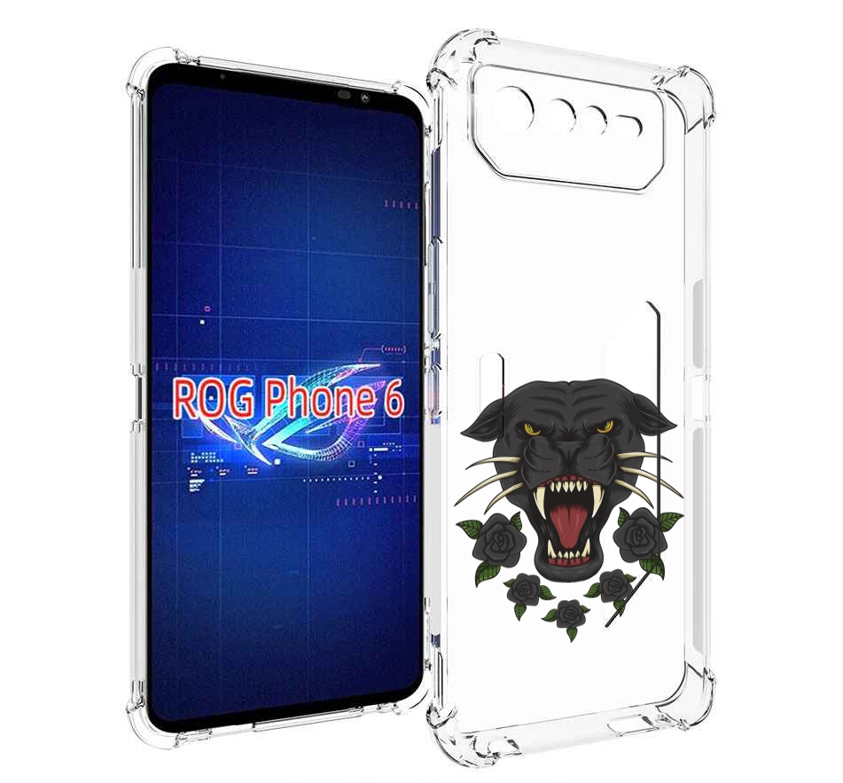 Чехол MyPads Пантера для Asus ROG Phone 6