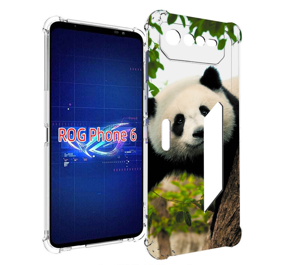 

Чехол MyPads Панда-на-дереве для Asus ROG Phone 6, Прозрачный, Tocco