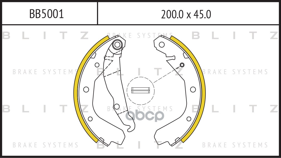 

Колодки Барабанные Opel Kadett, Vectra 84=> Blitz арт. BB5001