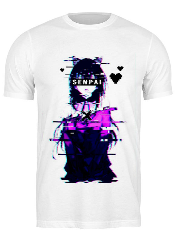 

Футболка мужская Senpai 3451760 Printio белая XL, Senpai 3451760