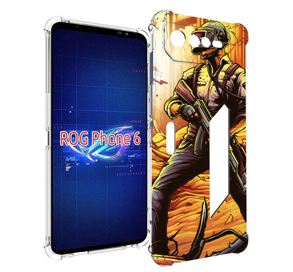 

Чехол MyPads Пабг для Asus ROG Phone 6, Прозрачный, Tocco