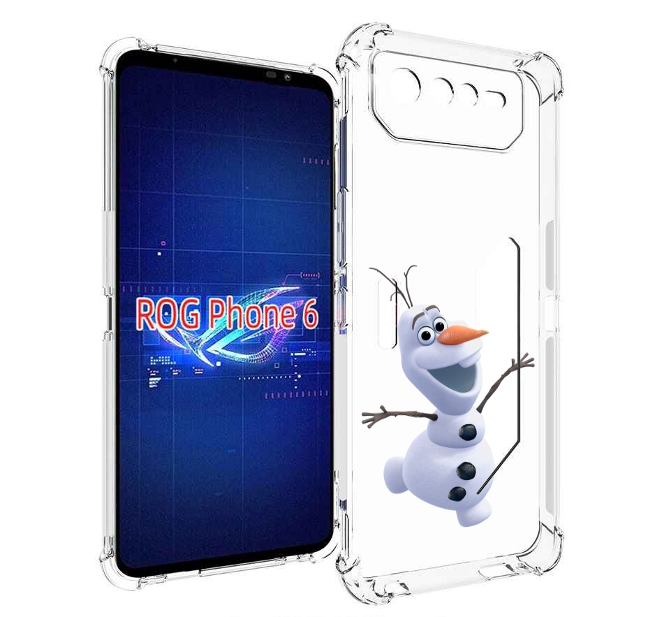 

Чехол MyPads Олаф-холодное-сердце для Asus ROG Phone 6, Прозрачный, Tocco