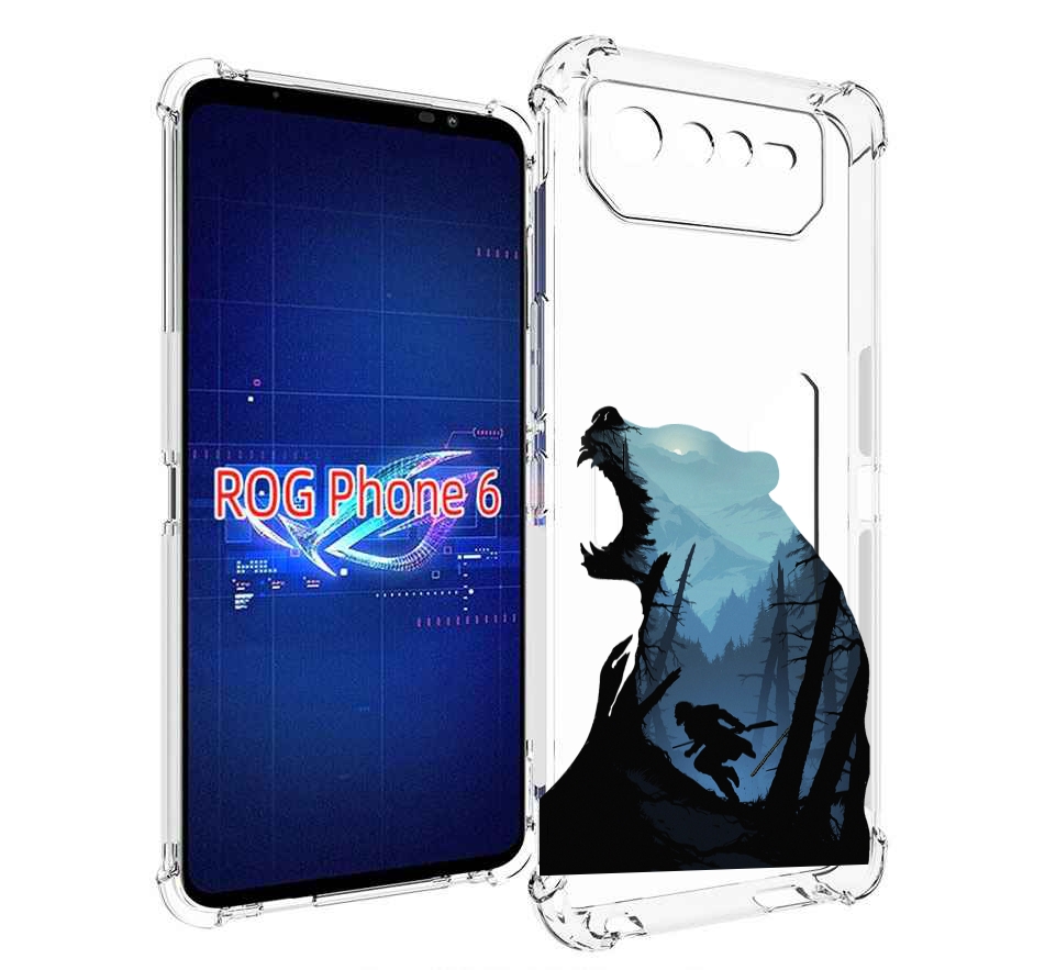 

Чехол MyPads Ночной-медведь для Asus ROG Phone 6, Прозрачный, Tocco
