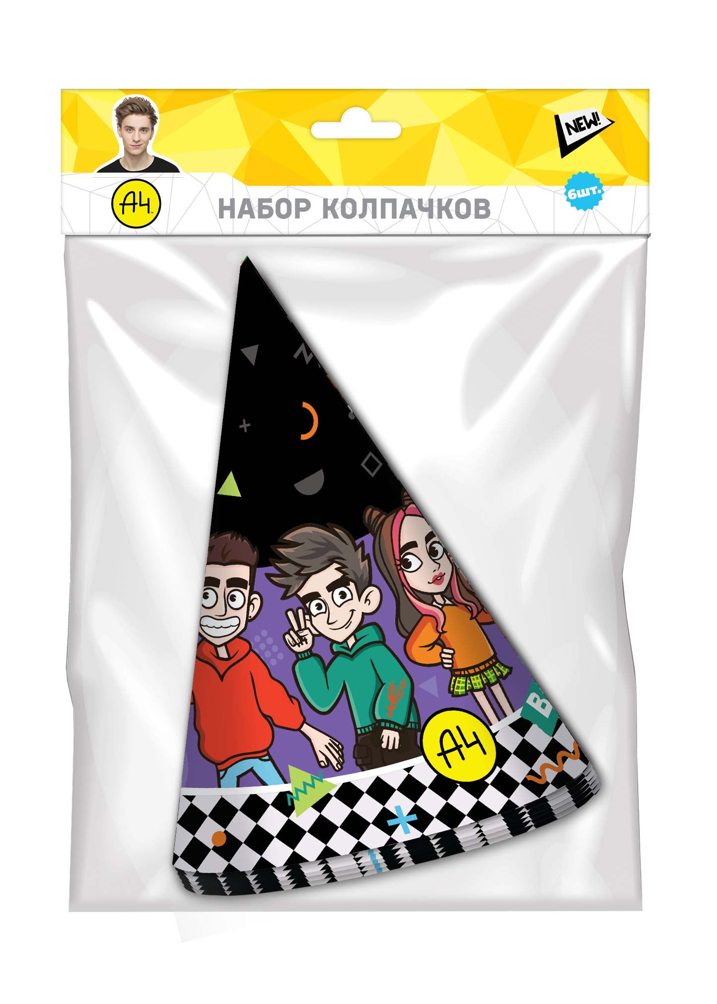 Набор колпачков ND Play Влад А4 6 шт