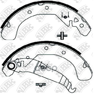 

Колодки Барабанные Opel Astra G 98-10 NiBK арт. FN0599