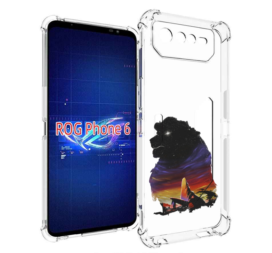 

Чехол MyPads Муфаса для Asus ROG Phone 6, Прозрачный, Tocco