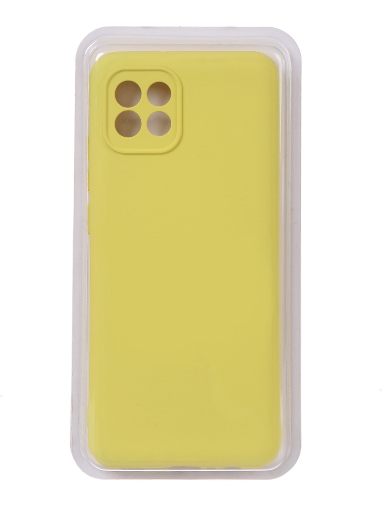 фото Чехол innovation для samsung galaxy a03 soft inside yellow