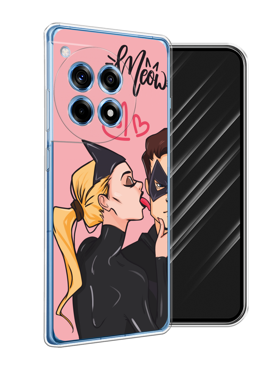 

Чехол Awog на OnePlus 12R "Kiss of Cat Woman", Розовый;черный;бежевый, 154650-1