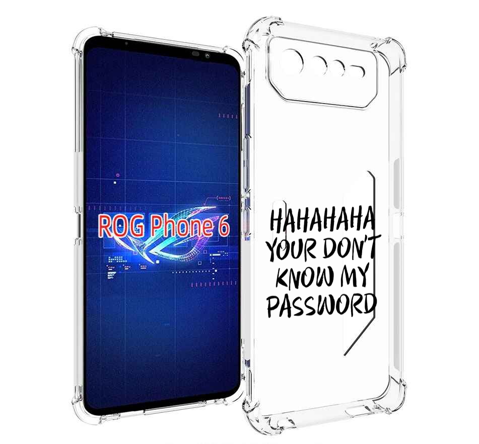 

Чехол MyPads Мой-пароль для Asus ROG Phone 6, Прозрачный, Tocco