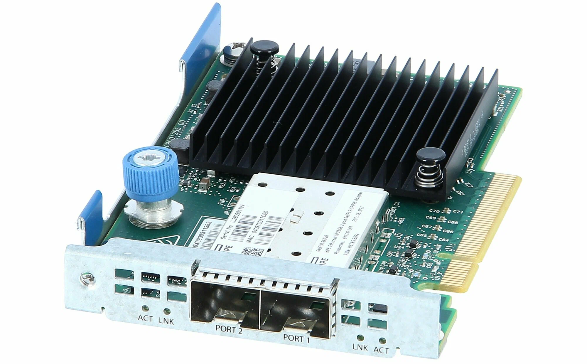

Адаптер HPE 640FLR-SFP28 (817749-B21), Зеленый, 640FLR-SFP28