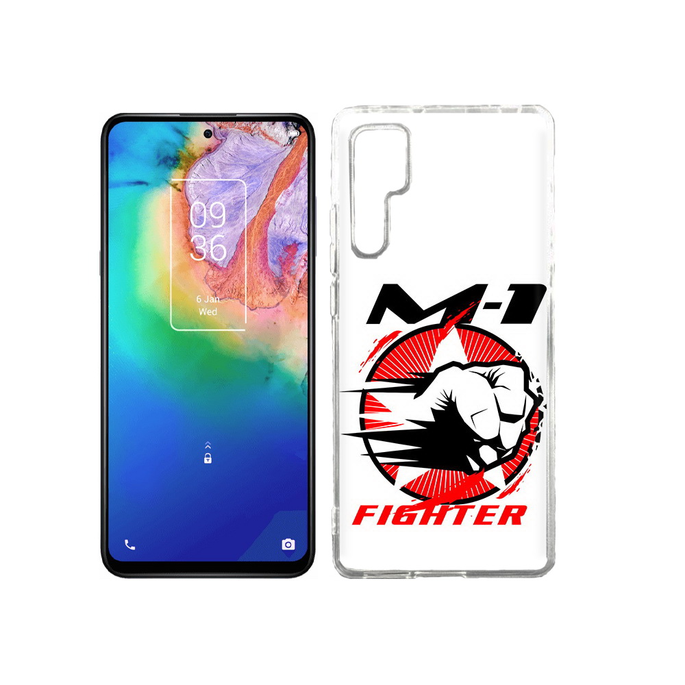 

Чехол MyPads Tocco для TCL 20 Pro единоборства М-1, Прозрачный, Tocco