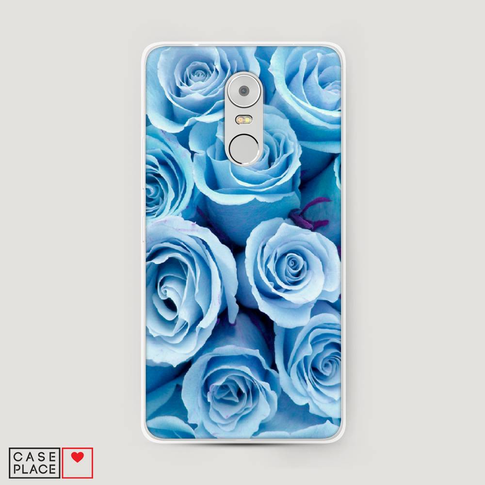 

Чехол Awog на Lenovo K6 Note / Леново K6 Note "Лазурные розы", Голубой, 112250-8