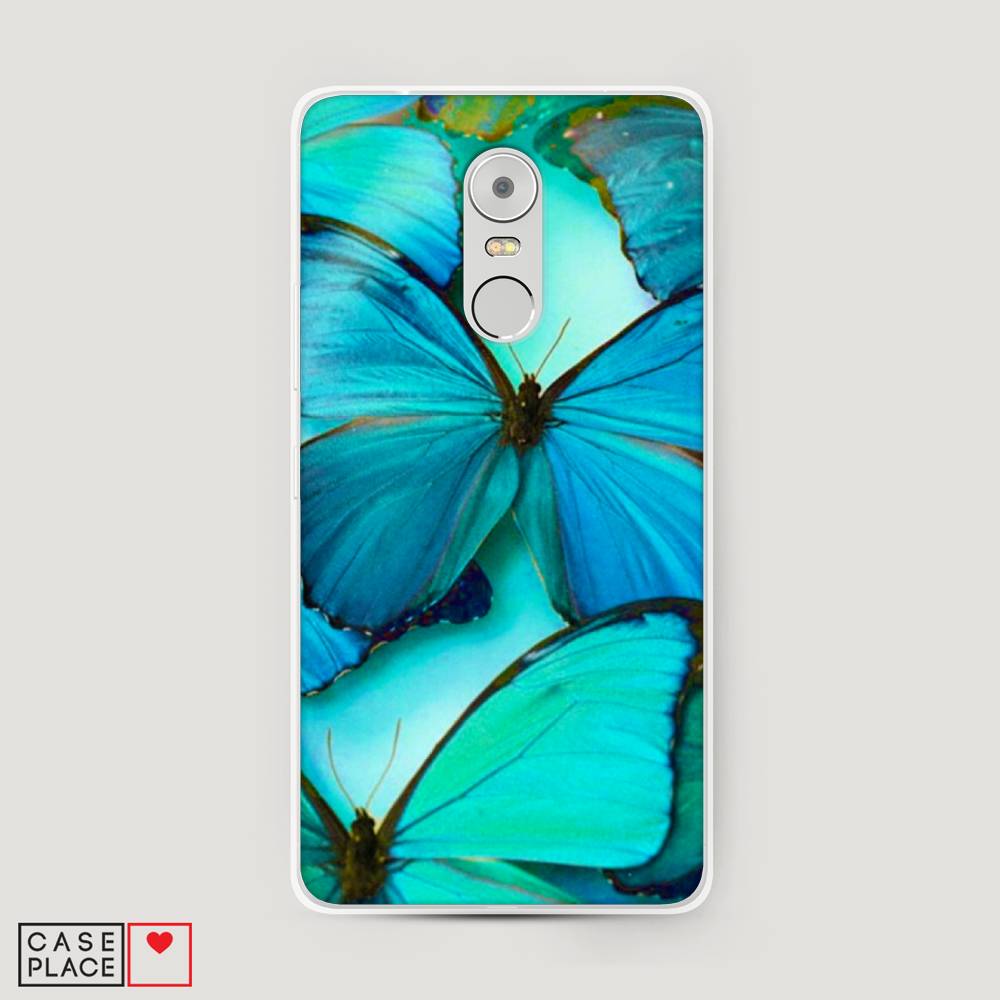 

Чехол Awog на Lenovo K6 Note / Леново K6 Note "Неоновые бабочки", Синий;белый, 112250-4