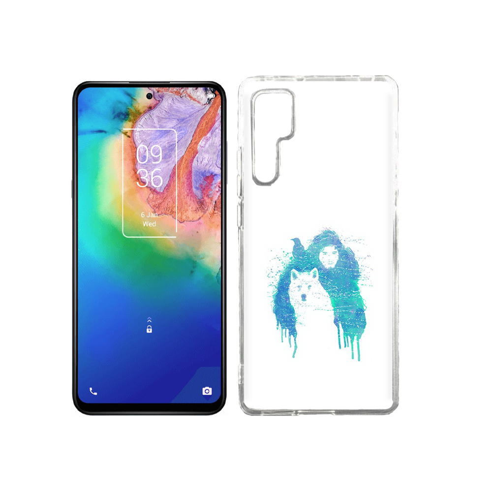 

Чехол MyPads Tocco для TCL 20 Pro джон сноу, Прозрачный, Tocco
