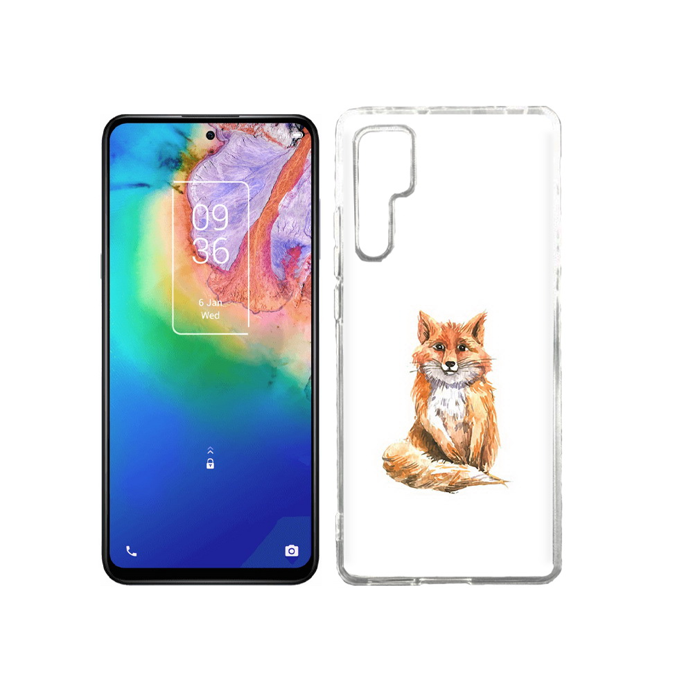 

Чехол MyPads Tocco для TCL 20 Pro детская лиса, Прозрачный, Tocco