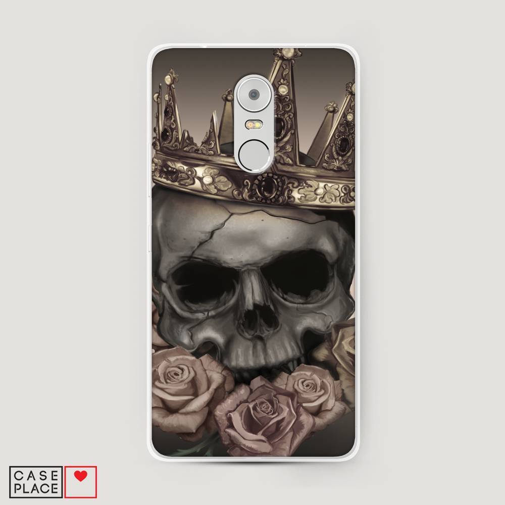 

Чехол Awog на Lenovo K6 Note / Леново K6 Note "Череп 22", Серый;черный;бежевый, 112250-9