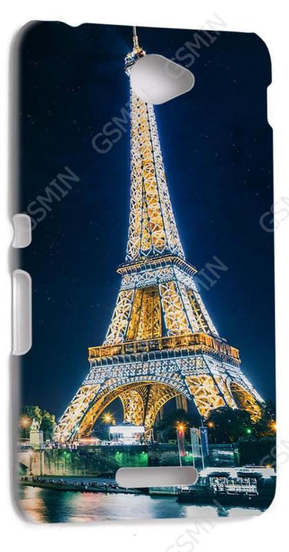 

Чехол NoBrand для Sony Xperia E4 Дизайн 156, Белый