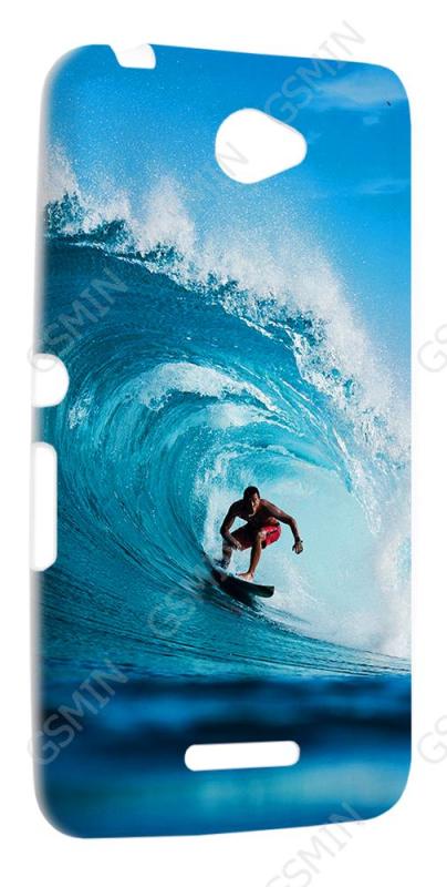 

Чехол NoBrand для Sony Xperia E4 Дизайн 107, Белый