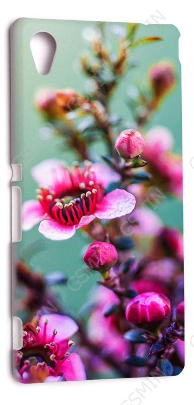 фото Чехол-накладка для sony xperia m4 aqua dual (e2333) (белый) (дизайн 166) gsmin