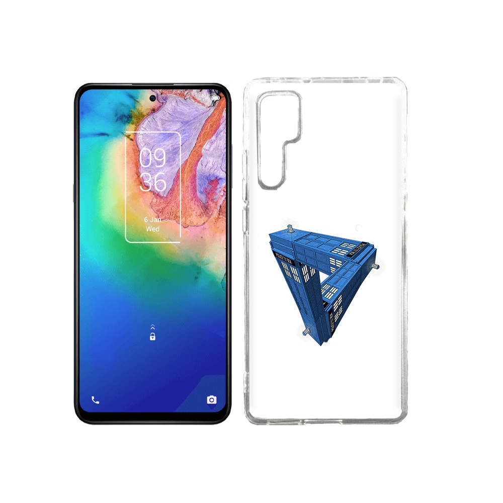

Чехол MyPads Tocco для TCL 20 Pro головолока абстракция, Прозрачный, Tocco