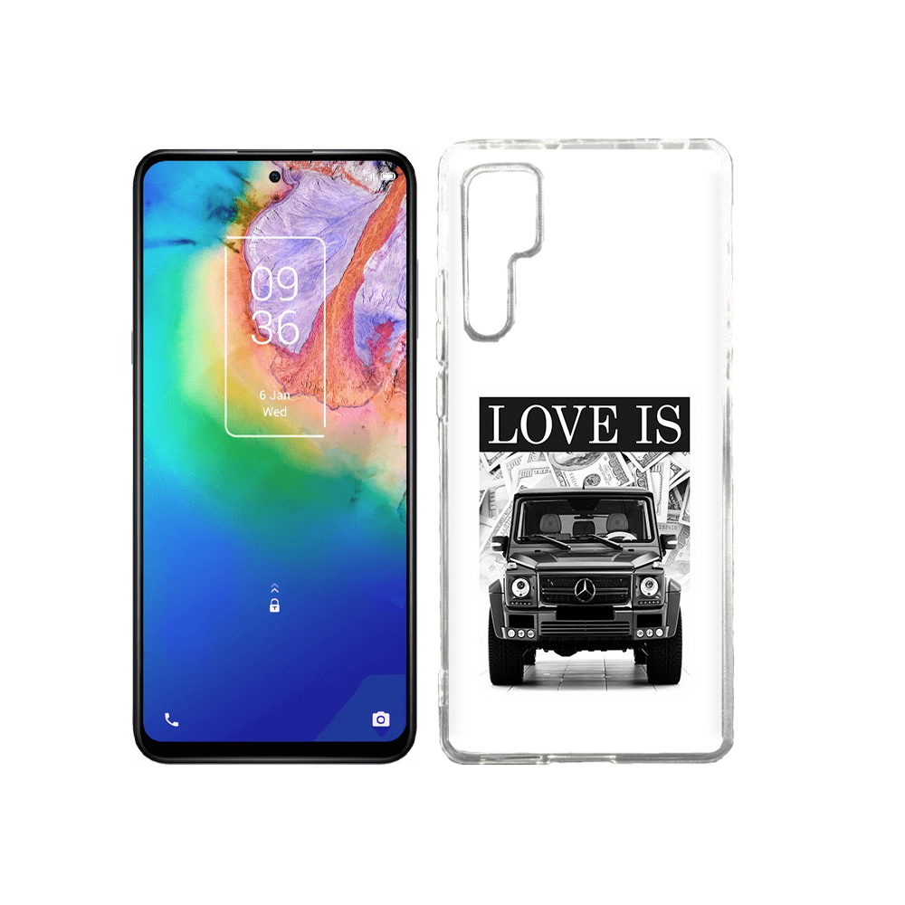 

Чехол MyPads Tocco для TCL 20 Pro гелик, Прозрачный, Tocco