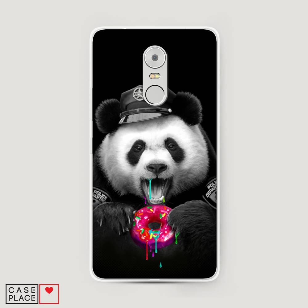 

Чехол Awog на Lenovo K6 Note / Леново K6 Note "Панда police", Черный;белый;розовый, 112250-2