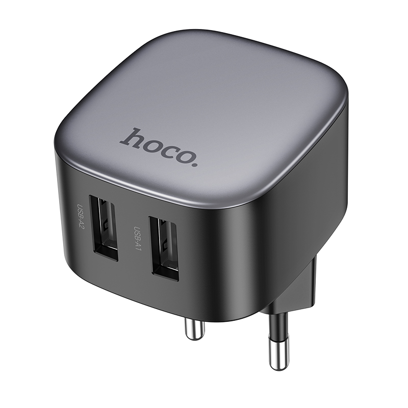 

Сетевое зарядное устройство 2USB 2.1A Hoco CS31A Black, CS31A