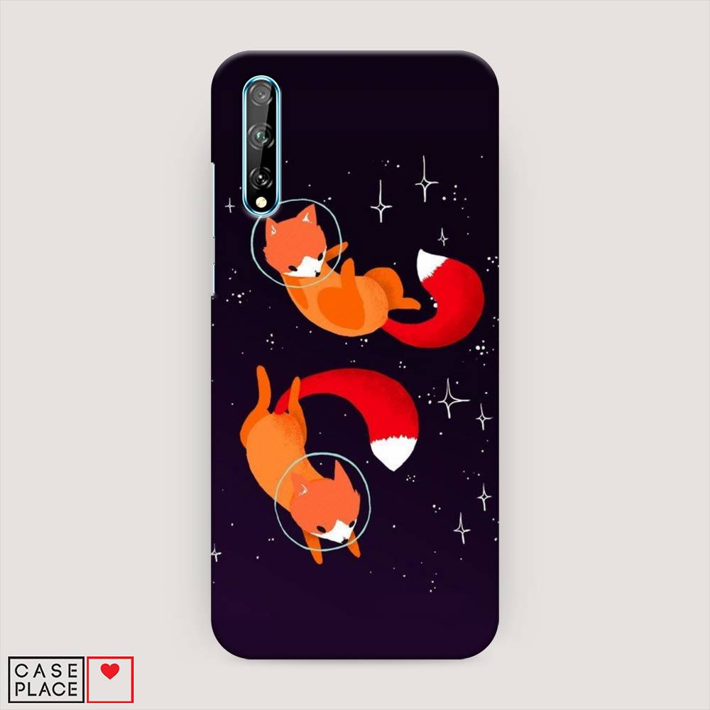 

Чехол Awog "Лисы космонавты" для Huawei Y8p