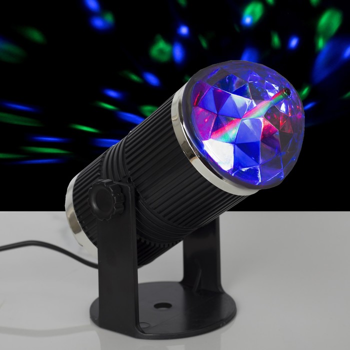 

Luazon Lighting Хрустальный шар, 3 LED, 3 W, 220 V, реагирует на звук