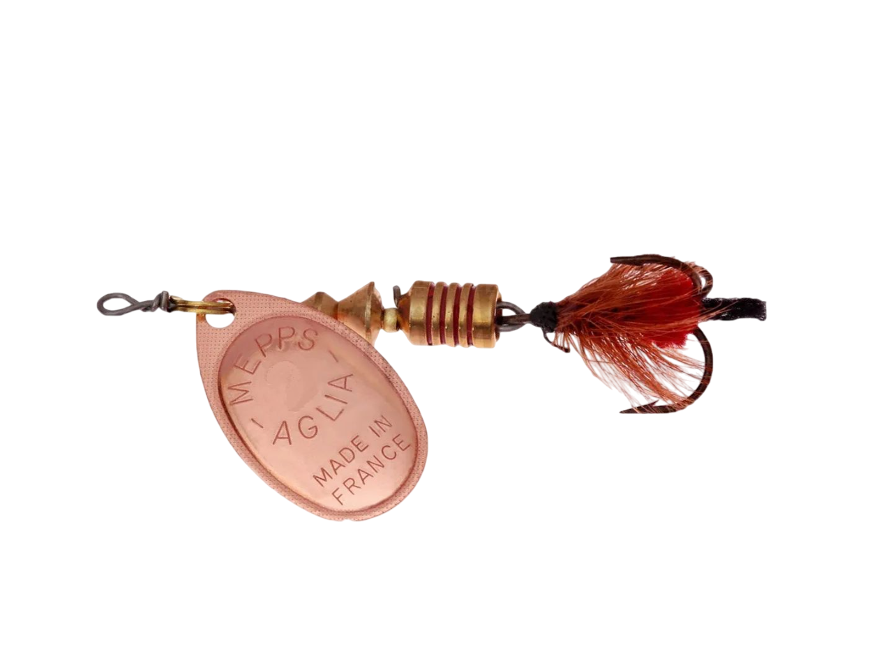 

Блесна для рыбалки вращающаяся Mepps AGLIA MOUCHE (2.5 / Copper/Red / 5 / / серебристый /, Медный;красный, Aglia Mouche