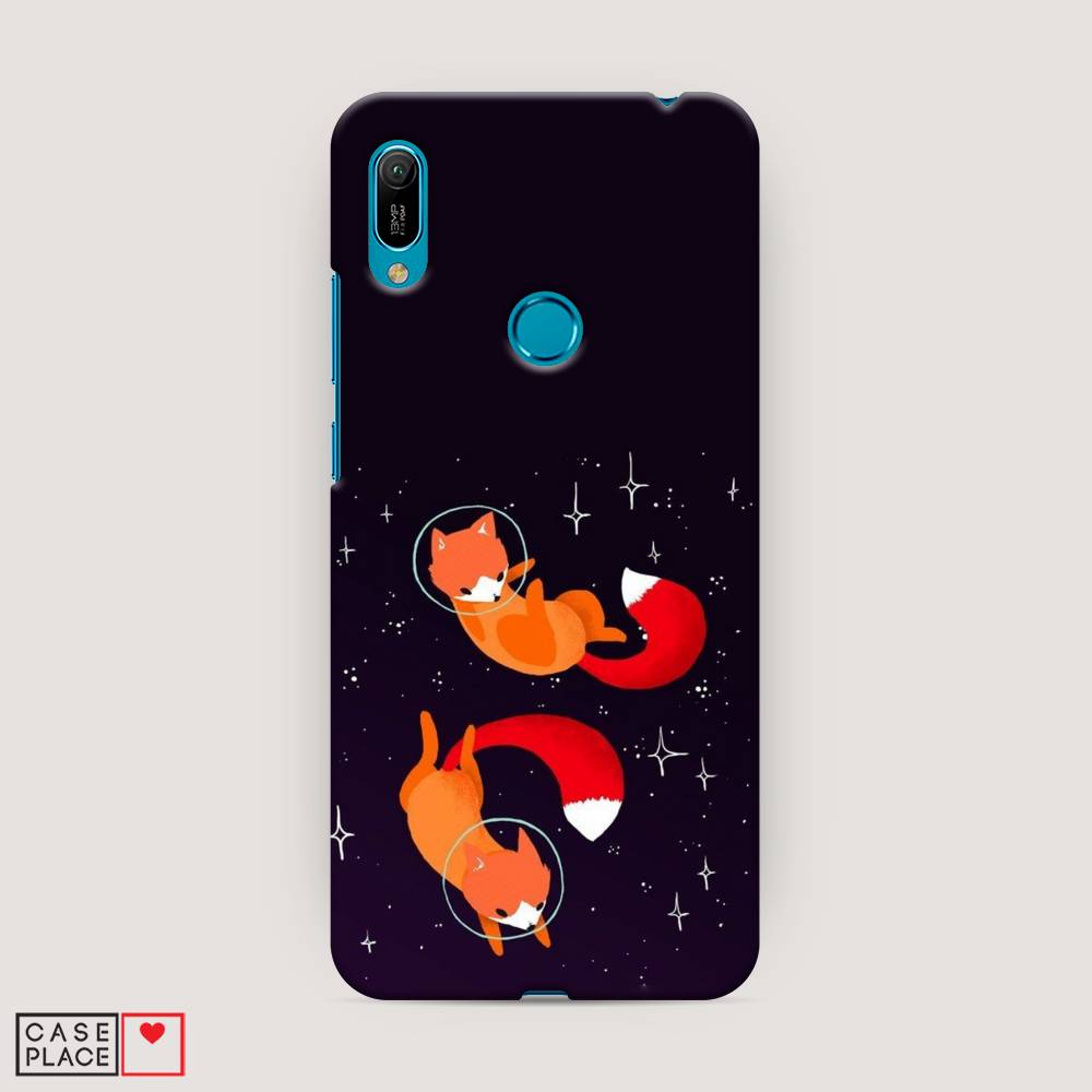 

Чехол Awog "Лисы космонавты" для Huawei Y6 2019