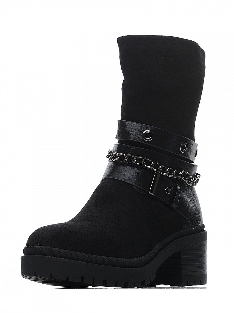

Полусапоги женские INSTREET 203-92WN-105TW черные 36 RU, 203-92WN-105TW