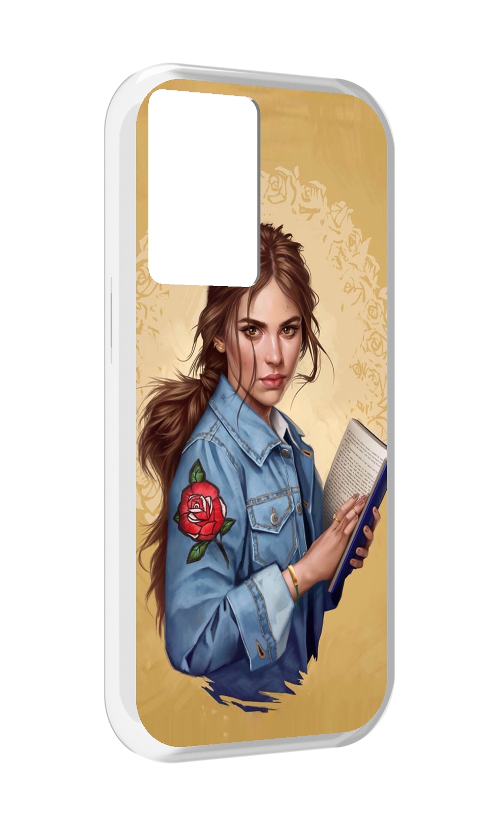 

Чехол MyPads девушка-в-бежевом-фоне для OnePlus Nord N20 SE, Прозрачный, Tocco