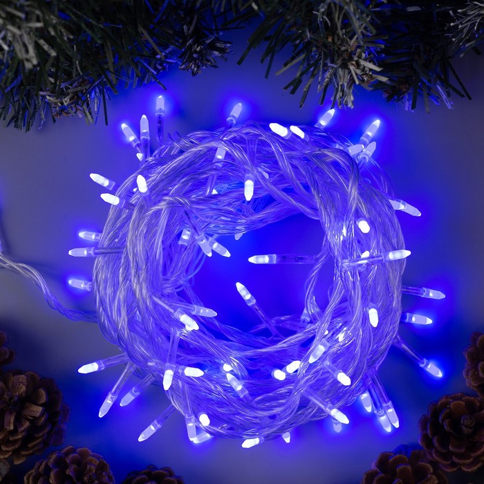 

Luazon Lighting Нить, 10 м, "Игла", 100 LED, свечение синее, 8 режимов, 220 V