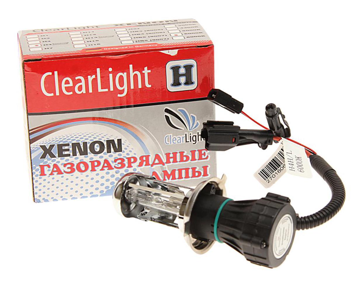 

Лампа ксеноновая H4 P43t-38 6000K CLEARLIGHT LCL 0H4 B60-0LL