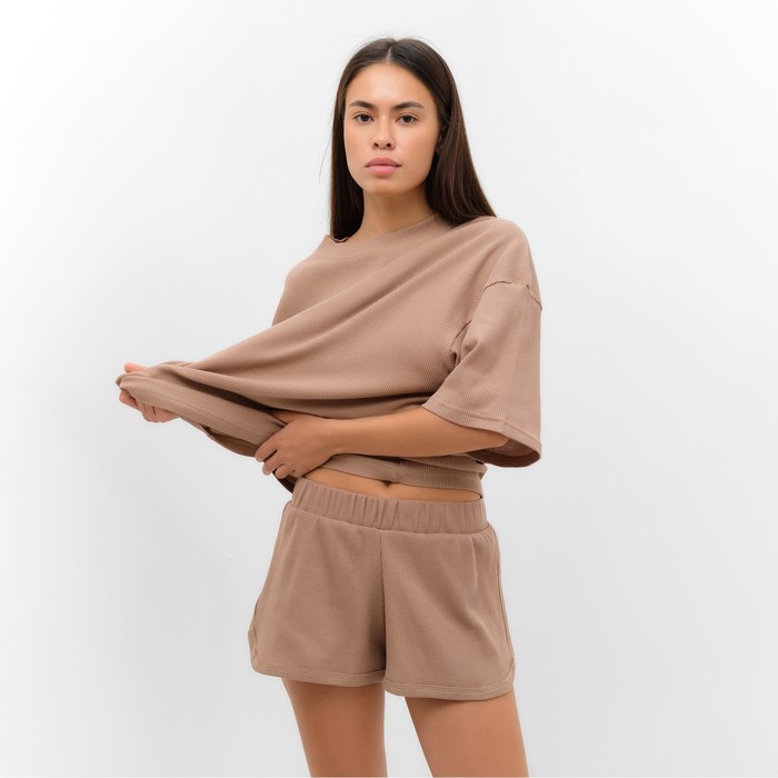 Костюм женский KAFTAN Basic line бежевый 46 RU