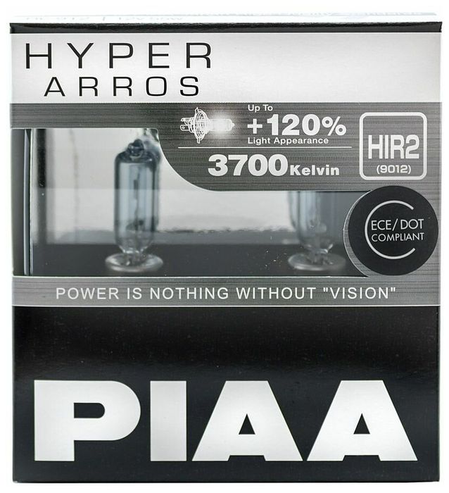 Лампа 12V HIR2 55W +120% PX22d бокс (2шт.) HYPER ARROS PIAA HE-912-HIR2