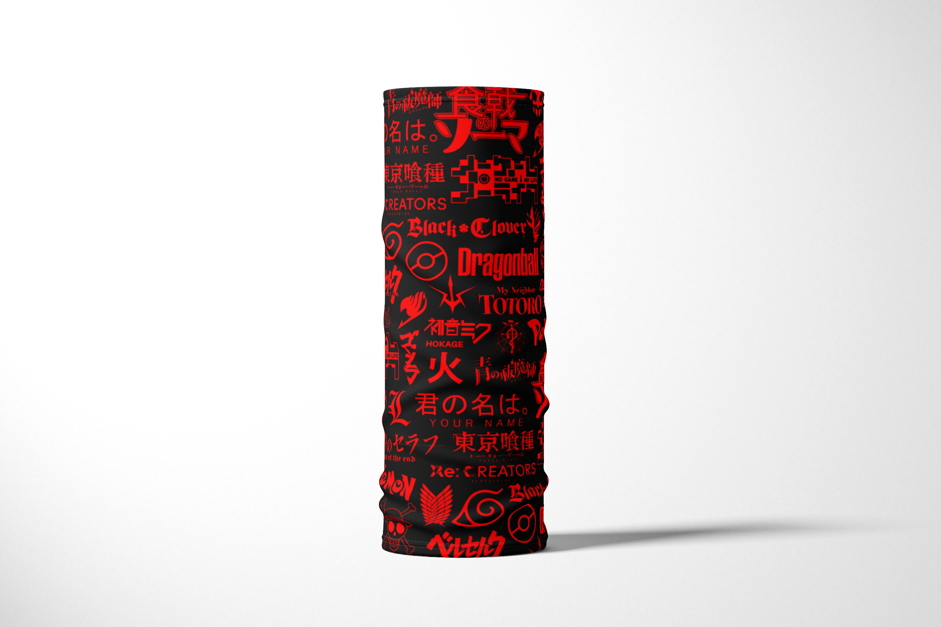 

Бандана / Бафф / Снуд-трансформер / Аниме / ЛОГОТИПЫ, Черный;красный, BBuffVM_VM1847777