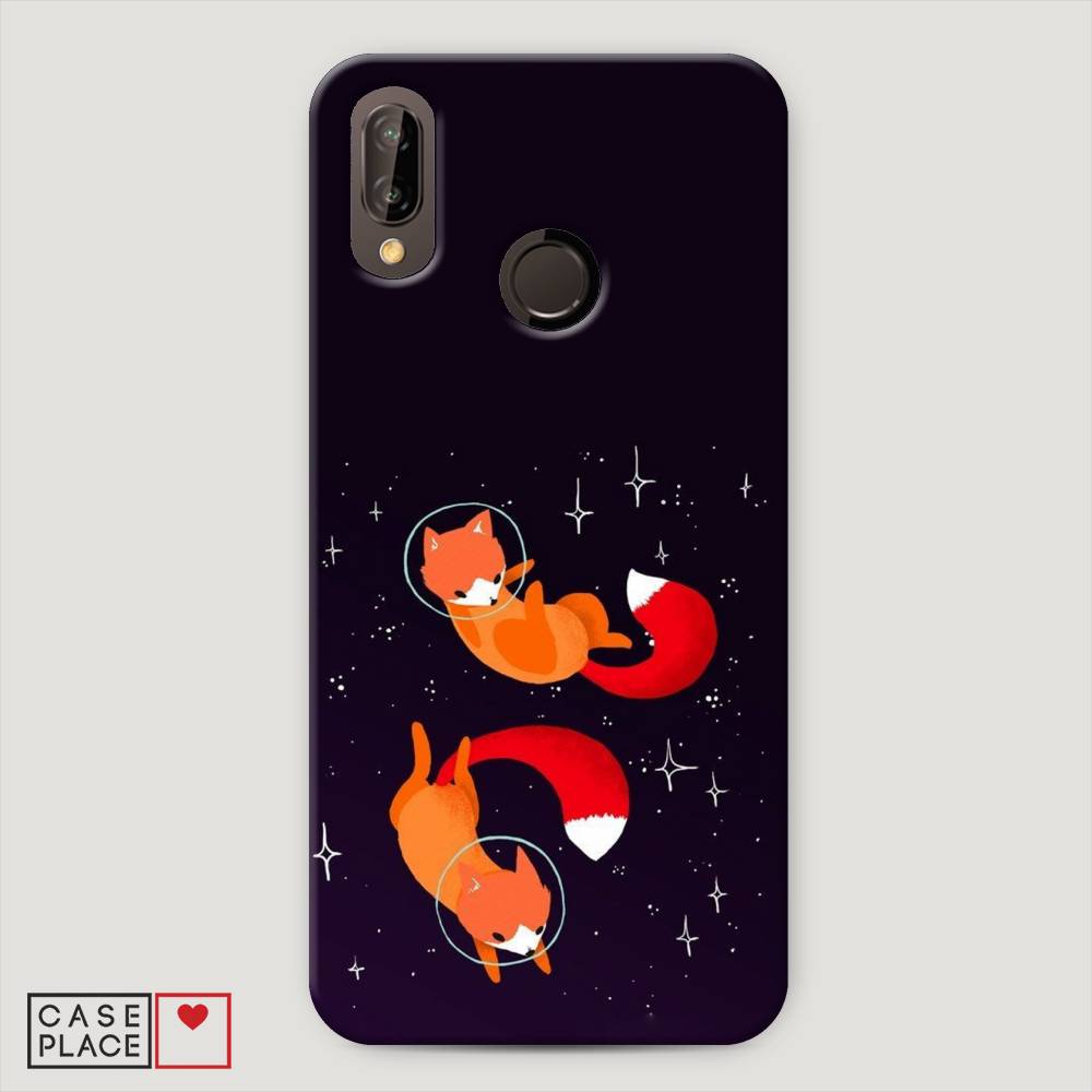 

Чехол Awog "Лисы космонавты" для Huawei P20 Lite, 64420-3