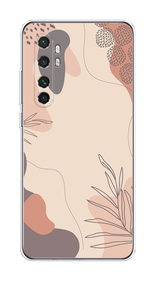 

Чехол на Xiaomi Mi Note 10 Lite "Нюдовые тона", Коричневый;серый, 38450-4